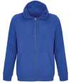 04237 Calipso SOL'S Unisex Calipso Eco Friendly Full Zip Hoodie Royal Blue colour image